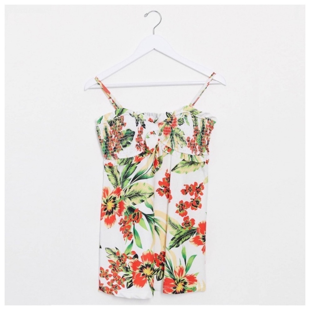 Unique 21 Floral Maternity Tankini Top